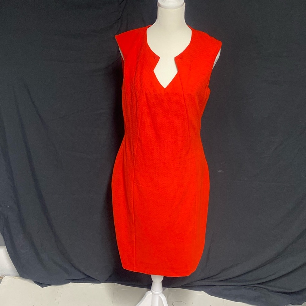 Casual dress by Calvin Klein.